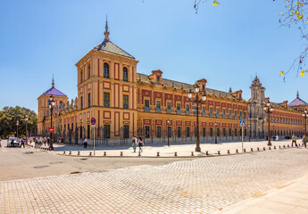 Obraz premium Palacio de San Telmo palace in Seville, Spain