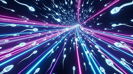 Abstract sperm cells