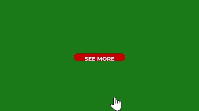 Red button with " SEMORE" text and a cursor hand icon on a green background see more