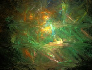 Imaginatory fractal abstract background Image
