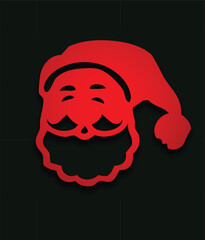 Santa Claus Christmas Silhouette design