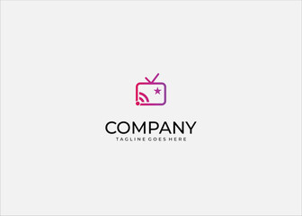 Wireless Broadcast Rating Icon Vector: Modern Television Symbol for Smart Streaming, Premium Entertainment Content, and Digital Media Reviews