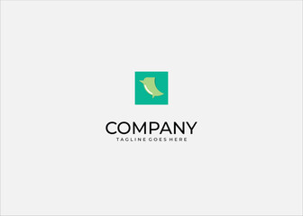 Abstract Bird Communication Icon Vector: Modern Social Media Message Symbol for Fast Chat, Digital Networking, and Online Interaction Services