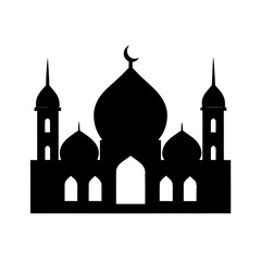 vector illustration of a modern mosque