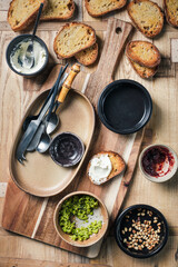 Setting up a food board