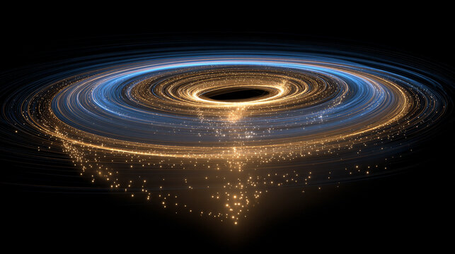 Digital spiral forms from neural light trails representing thought processes cognition and data flow symbolizing technology imagination and the dynamic patterns of the mind