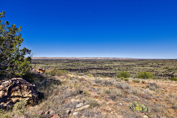 Valley of Fires lava field is considered one of the youngest lava flows in the United States, with the various formations created around 10,000 years ago.