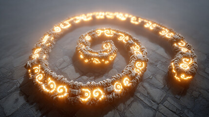 Broken chains float and twist into a glowing spiral, symbolizing freedom, liberation, and transformation, with luminous highlights and hyperrealistic depth.