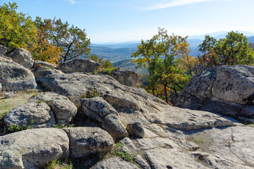 Ruins of Ancient thracian city of Perperikon, Bulgaria