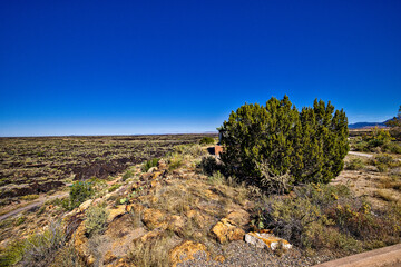 Valley of Fires lava field is considered one of the youngest lava flows in the United States, with the various formations created around 10,000 years ago.
