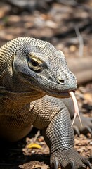 Fototapeta premium lizard on the tree