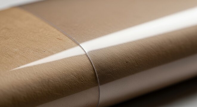 Close up of a brown object with a smooth surface and subtle textures