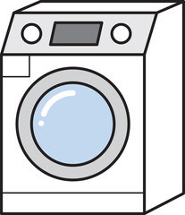 Laundry Washing Machine Dryer icon.