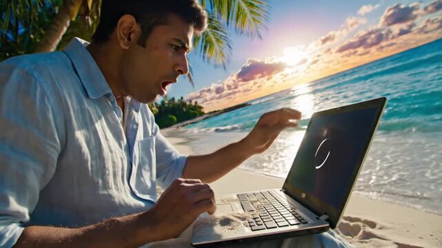 The Paradise Paradox for a South Asian Remote Worker