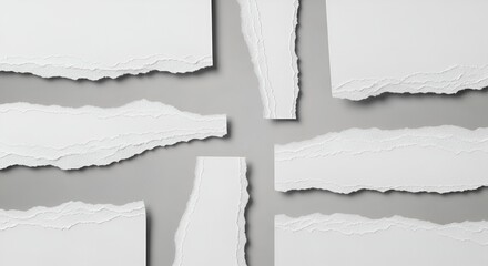 Fototapeta premium Minimalist torn paper background, perfect for abstract design or texture overlays