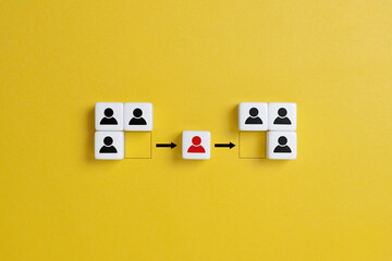 Employee transfer. Changing the team position of a personnel. Headhunting employees from competitors. Staff replacement and relocating.