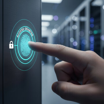 Access Granted: High-Tech Fingerprint Authentication on a Secure Server System in a Modern Data Center