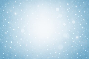 Fototapeta premium Frosted winter bokeh backdrop with drifting snow particles and icy gradient texture