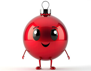 Animated Bauble Character - White Background
