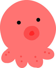 たこ　海の生き物　かわいい　