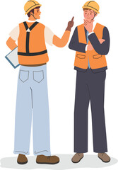 Construction Professionals Discussing Project Plans