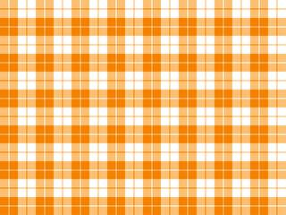 チェック3、9オレンジ