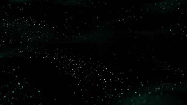 Eerie underwater scene with strange shapes Dark water obscures a mysterious depth