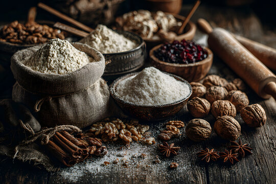 Christmas baking Ingredients