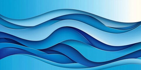 Enhance Your Visual Projects with an Elegant Blue Wave Background
