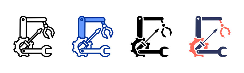 Industrial Tools icon sheet multiple style collection
