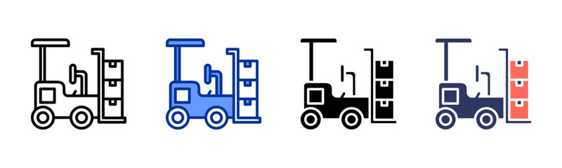 Material Handling icon sheet multiple style collection