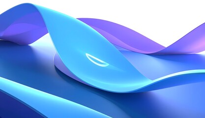 Abstract blue wave pattern background with flowing curves and artistic design