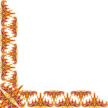 Lampung ethnic ornaments