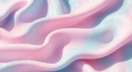 Soft Pastel Waves Abstract Background.