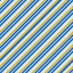 Obraz premium Bold high contrast seamless pattern of diagonal stripes in primary colors blue yellow The energetic retro look is ideal for sports apparel backpacks packaging or bold home textiles Vector illustration