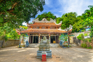 Linh Ung Pagoda and cave in Marble Mountains, Danang, Vietnam.