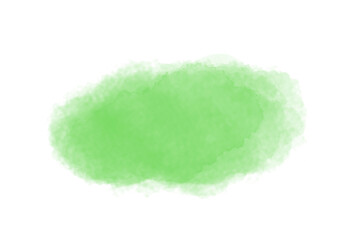 Pastel green watercolor brush paint elemet