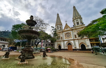 Andes, Antioquia - Colombia. October 8, 2025. The municipality has an altitude of approximately 1,360 meters above sea level.