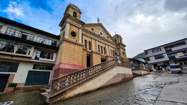Pacora, Caldas - Colombia. October 5, 2025. San Jose de Pacora Parish, Catholic Church