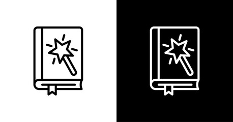 Wishes  White Icon Set Design