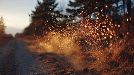 Dust particles drift in sunlight capturing unnoticed motion and subtle beauty symbolizing fleeting moments the passage of time and the delicate details often overlooked in daily life