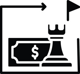 strategy in bold style