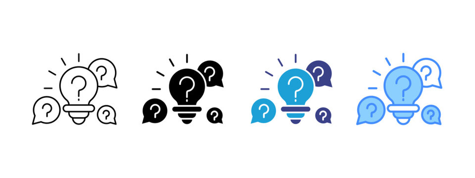 Curiosity Collection icon set multiple style collection