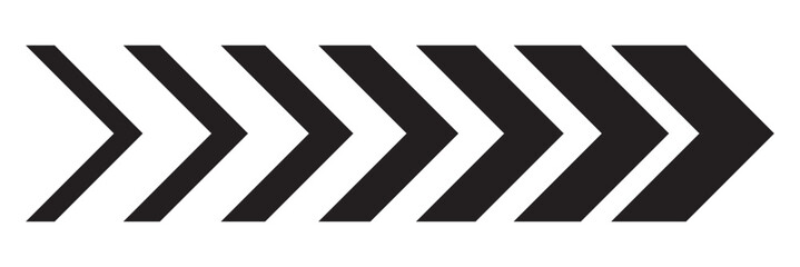 colourful arrow. dynamic moving arrow representing speed, acceleration, fast. transparent png and vector illustration.