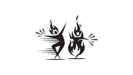 Black tribal tattoo vector illustration design of a tree silhouette with leaves, perfect for a nature logo or decoration