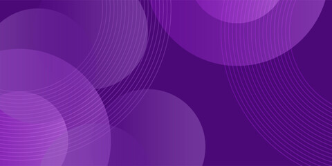 Abstract purple circle overlap modern circle background. Circle geometric futuristic. Simple circle dynamic.
