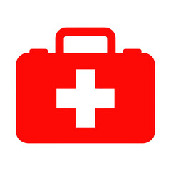 Obraz premium First Aid Kit Vector Illustration – Medical Emergency Concept