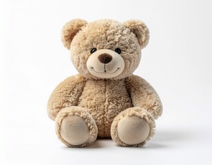 Obraz premium a brown teddy bear on a white background