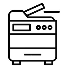 Open print printer is a modern, sleek design with a clean editable stroke printer