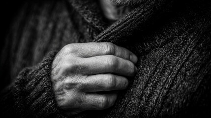 A hand over the chest conveys heartfelt emotion sincerity and compassion symbolizing empathy gratitude and the deep human connection of feeling and personal expression